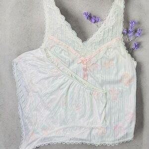 Vintage Lingerie Set Medium 80s 90s